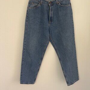 VTG Levi’s 961 Orange Tab Jeans Size 16S Loose Straight Fit 1996 Women